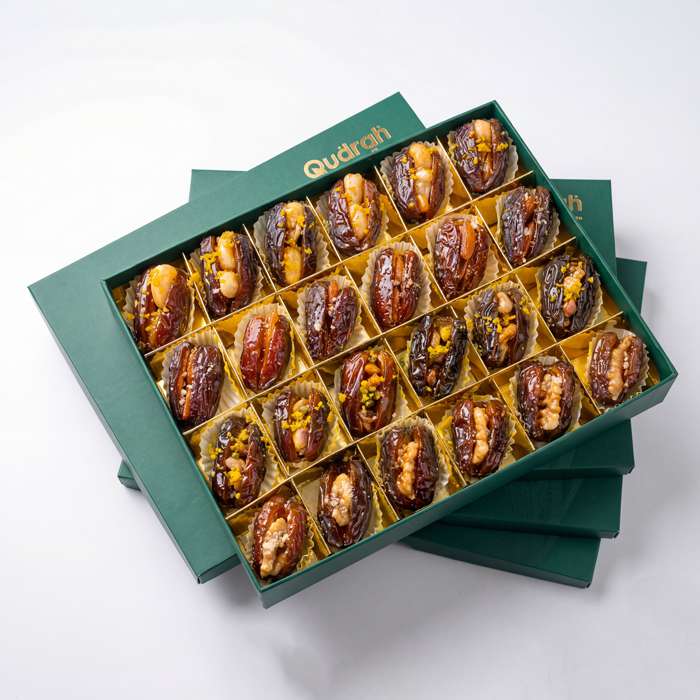 Assorted Stuffed Dates 24 pcs box
