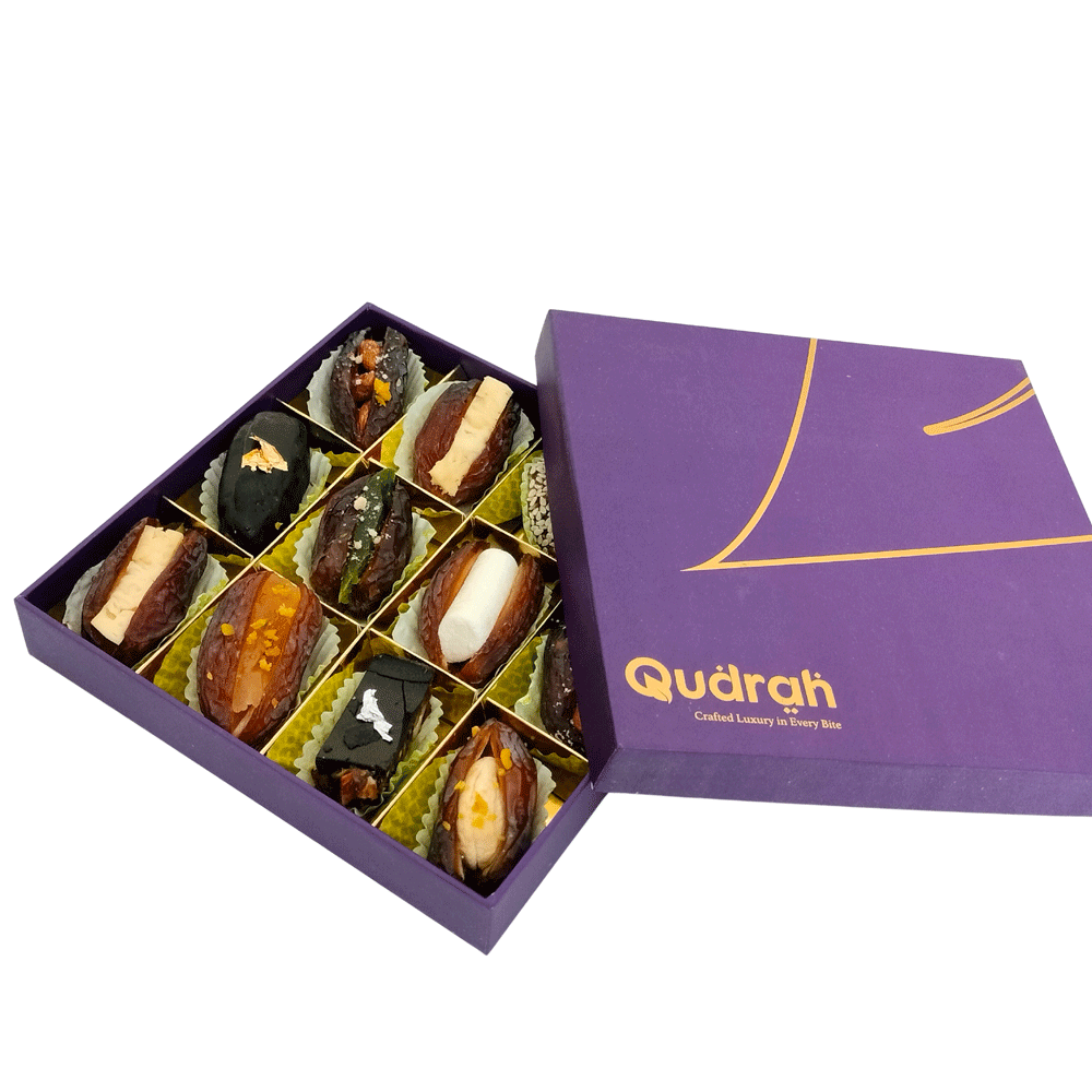 Assorted Stuffed Dates 12 pcs box