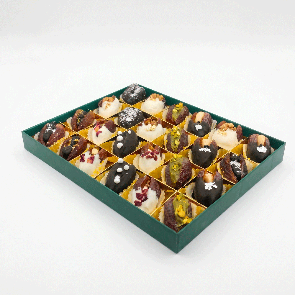 Assorted Stuffed Dates 24 pcs box