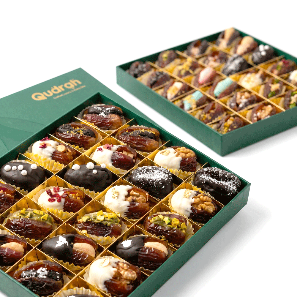 Assorted Stuffed Dates 24 pcs box