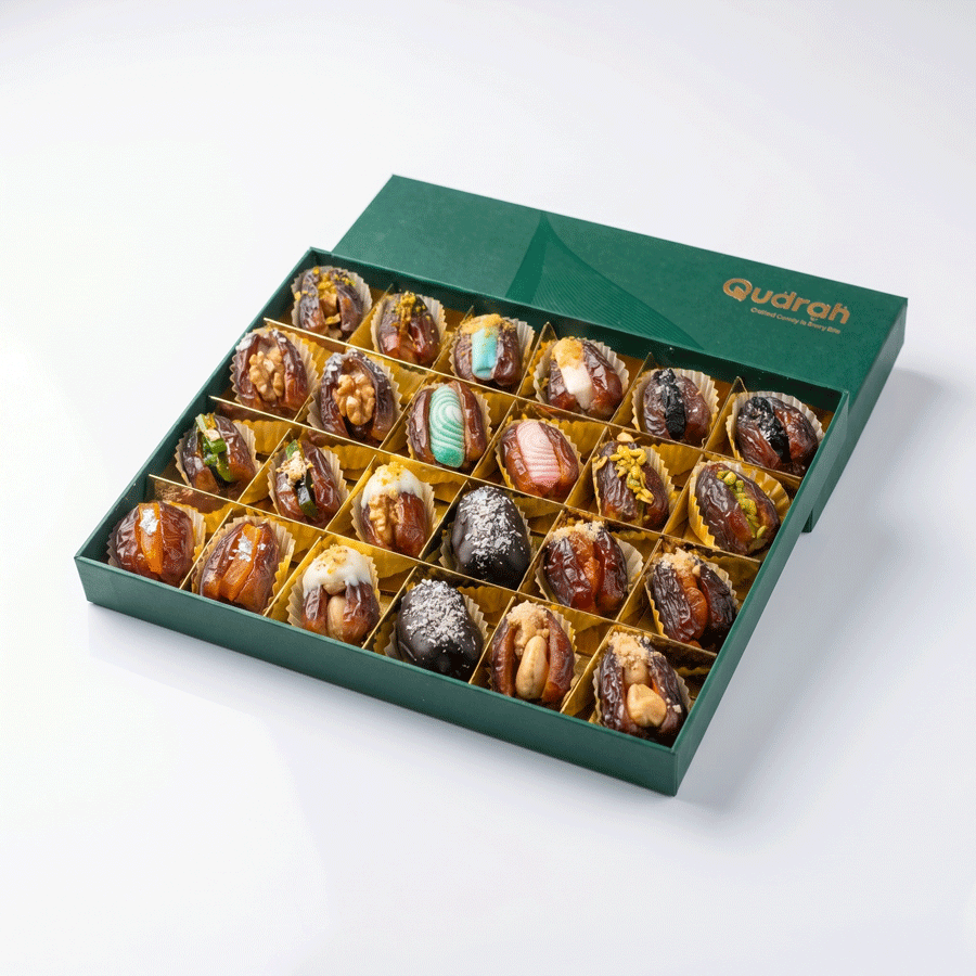 Assorted Stuffed Dates 24 pcs box