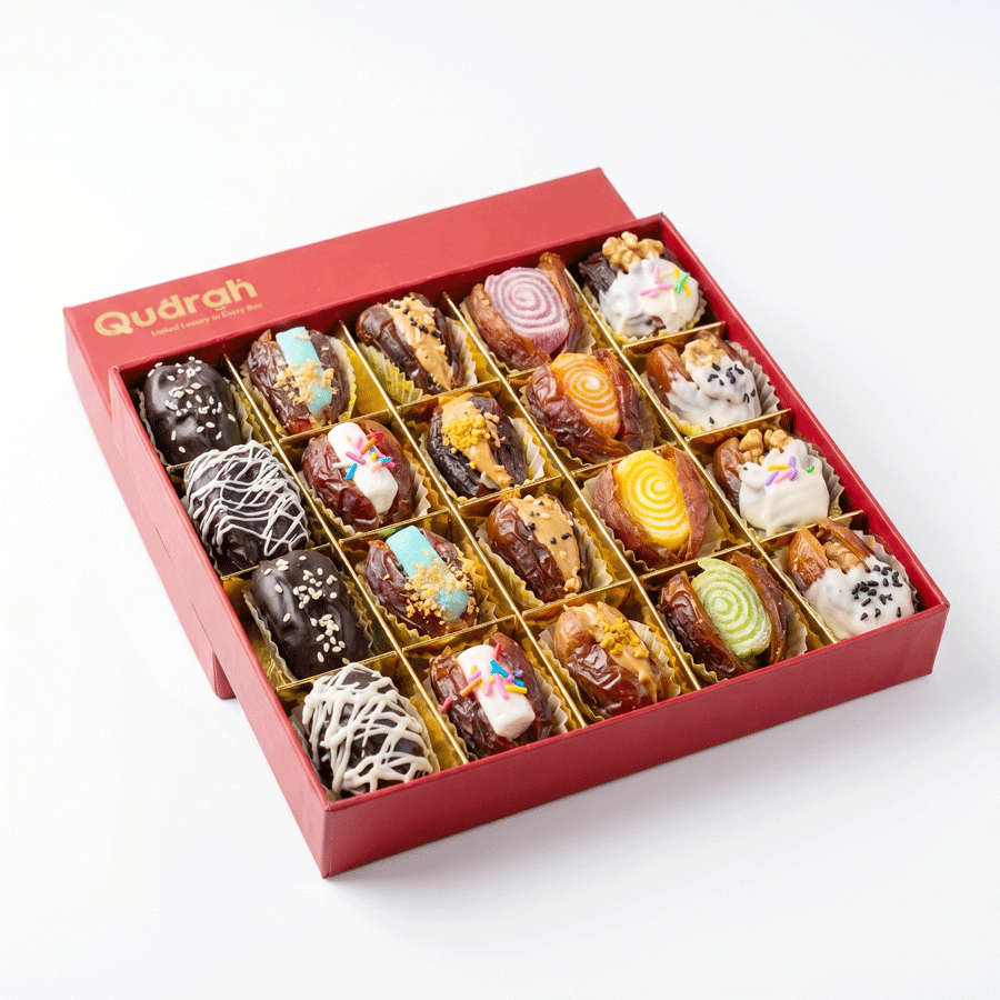 Assorted Stuffed Dates 20 pcs box