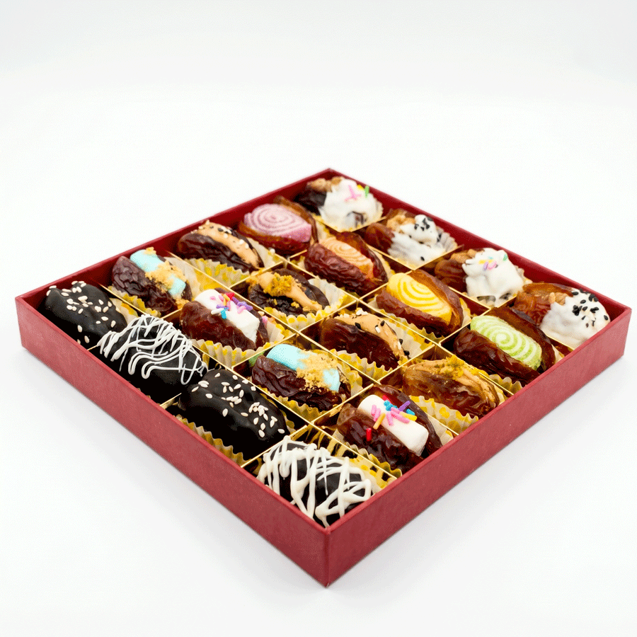 Assorted Stuffed Dates 20 pcs box