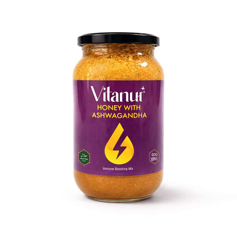 Vitanur Ashwagandha Honey - ভিটানুর অশ্বগন্ধা মধু 500gm
