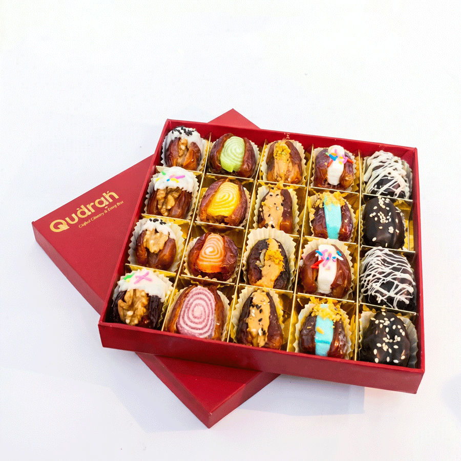 Assorted Stuffed Dates 20 pcs box