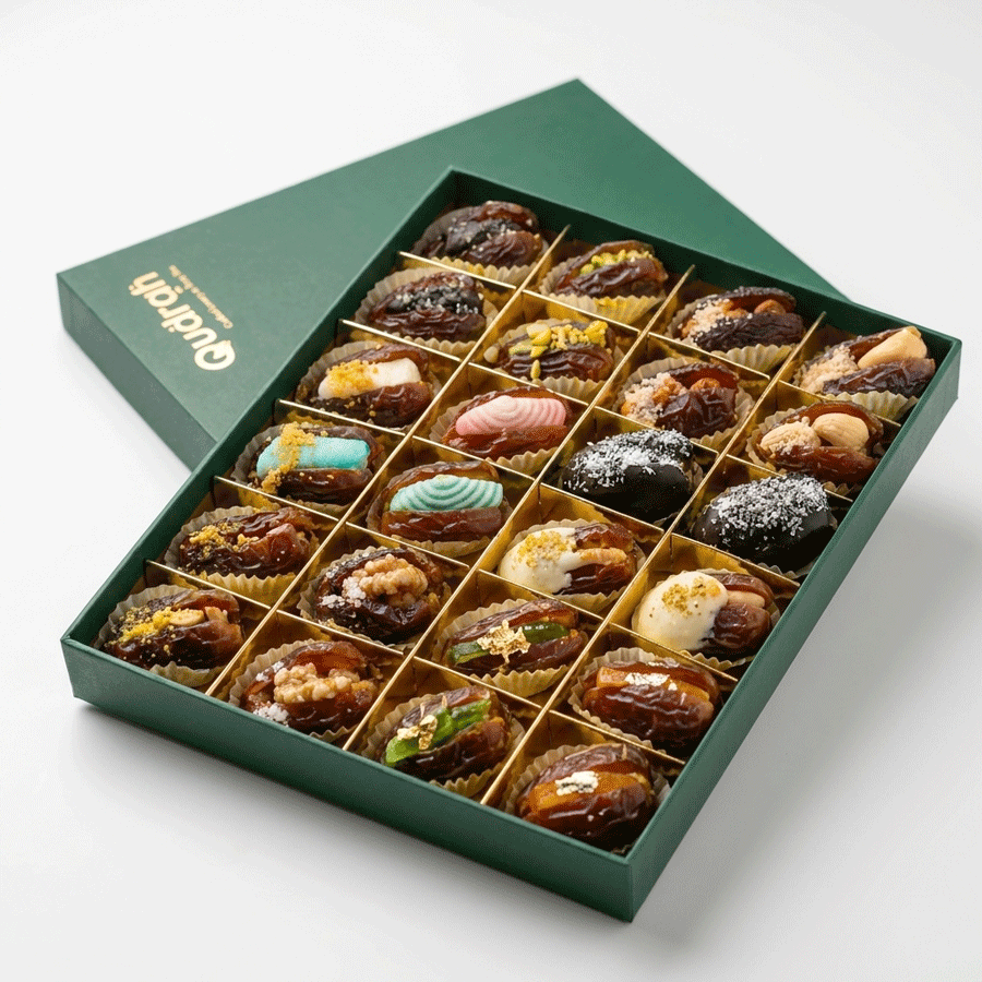 Assorted Stuffed Dates 24 pcs box